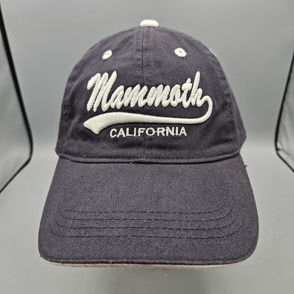 Mammoth California Blue Baseball Cap Hat Souvenir Embroidered Adjustable